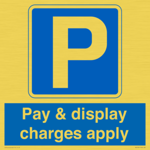 Pay & display charges apply